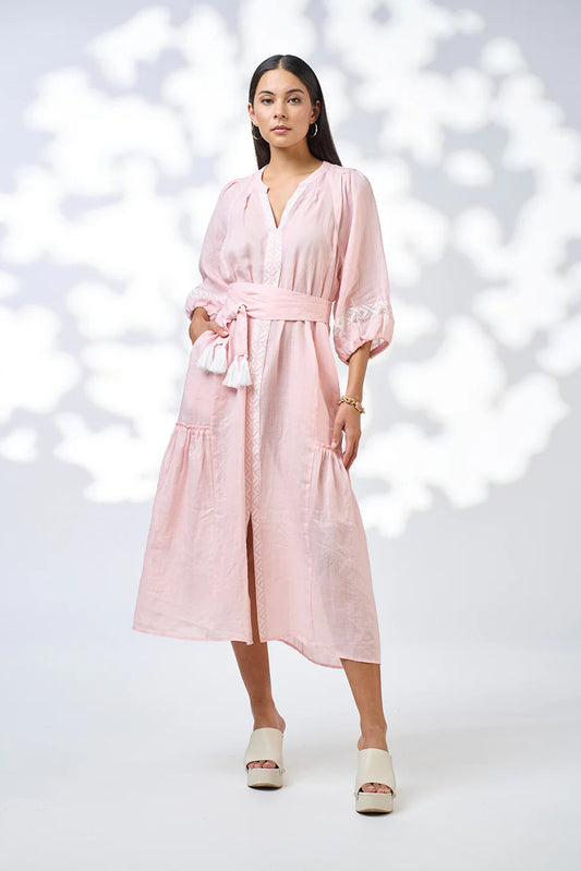 Maya Midi Dress / Blush