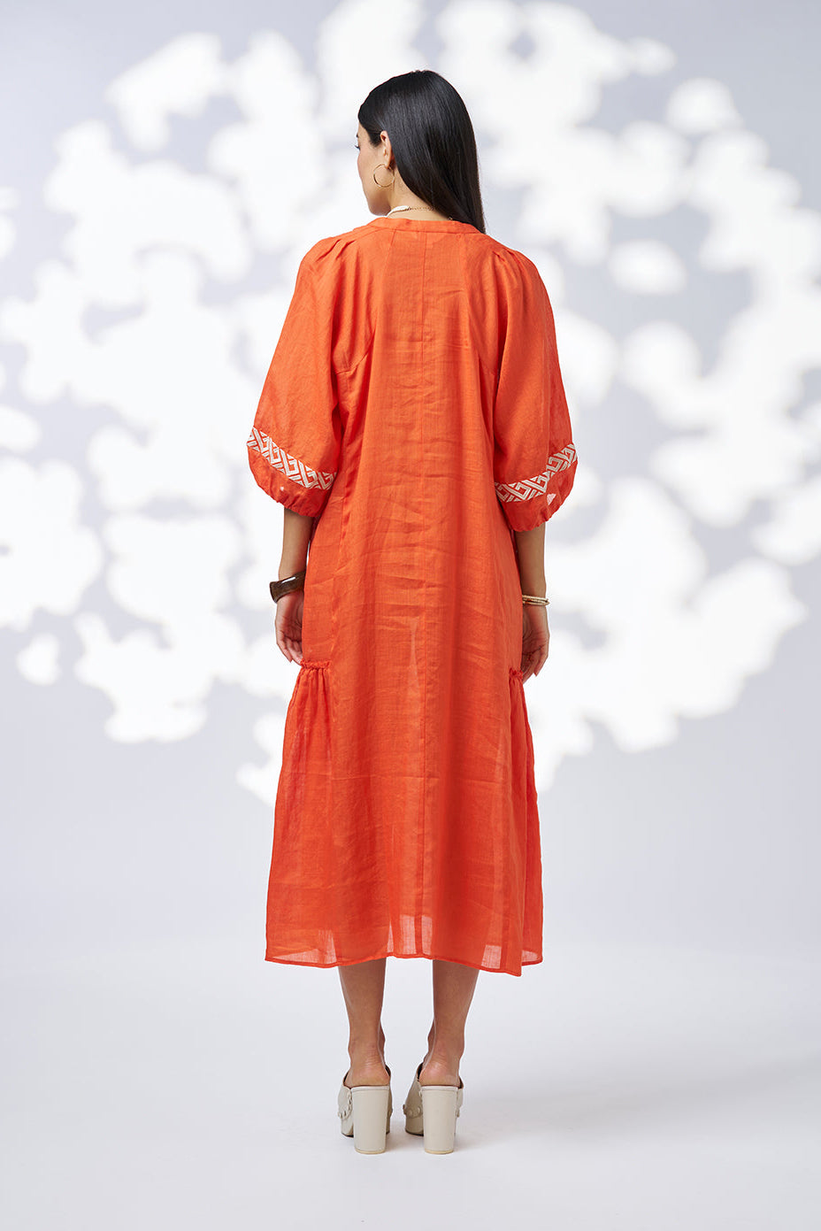 Maya Midi Dress / Burnt Orange