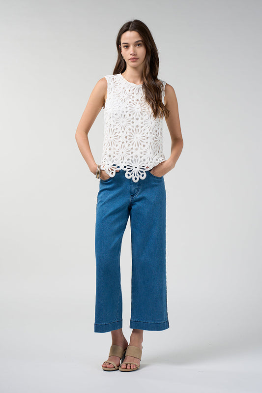 Meera Top / Silk White