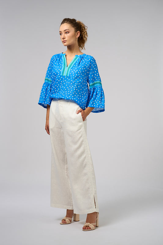 Samira Blouse / Electric Blue