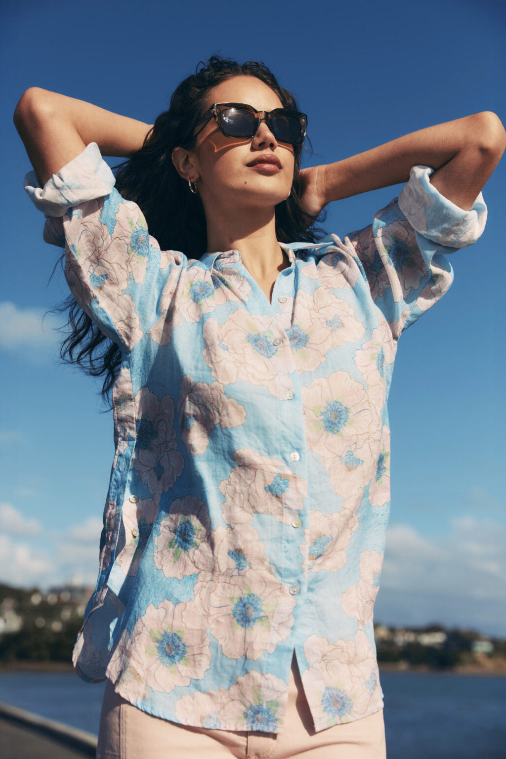 Poetic Shirt / Eggshell Multi