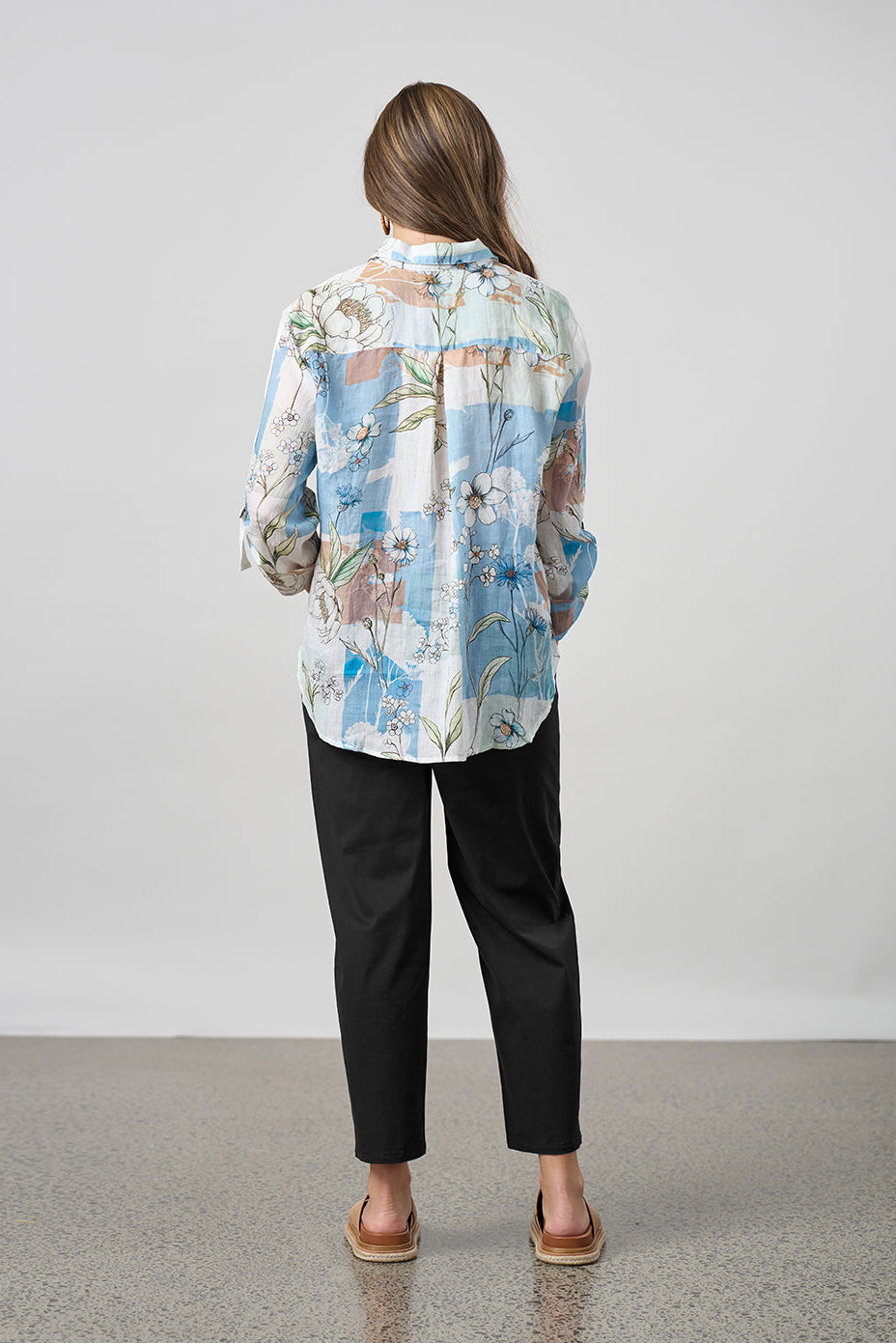 Melody Shirt / Sage Multi