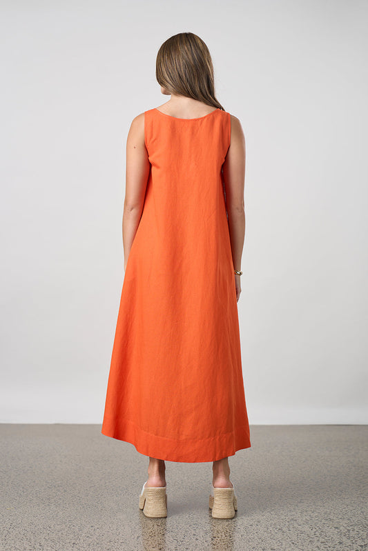 Eclipse Maxi Dress / Mandarin