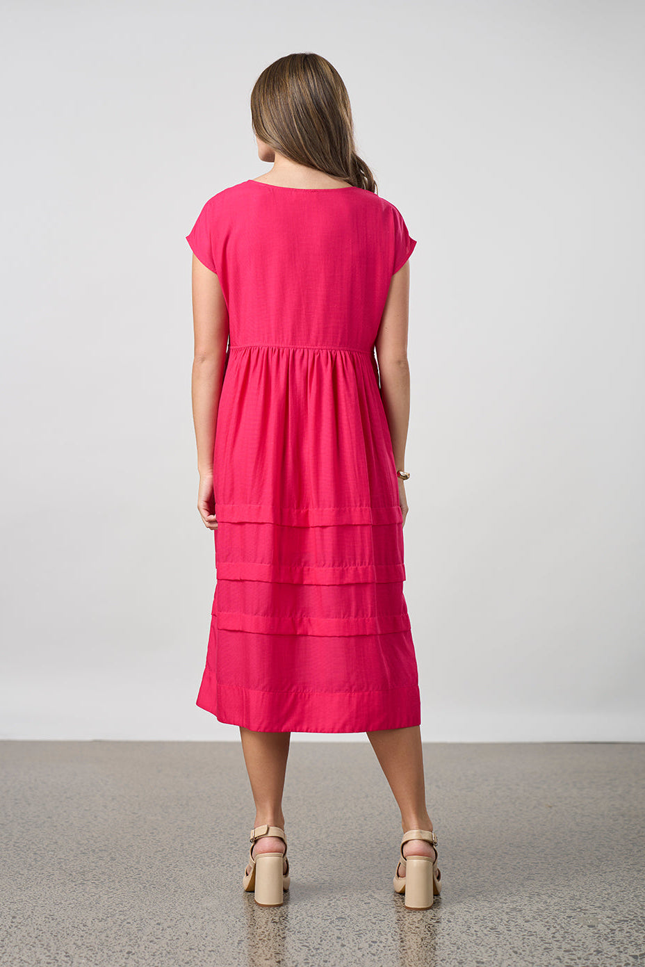 Parallel Dress / Magenta