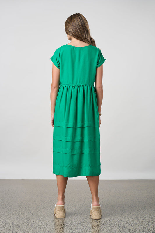 Parallel Dress / Emerald