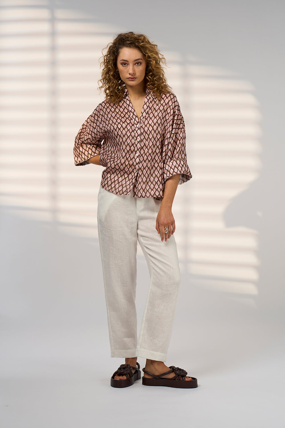 Double Up Shirt / Blush Multi