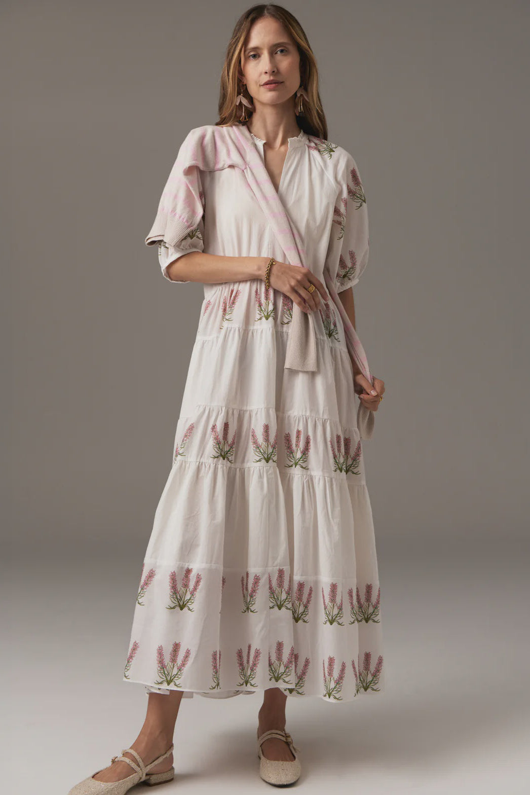 Windsor Tiered Dress/Windsor print