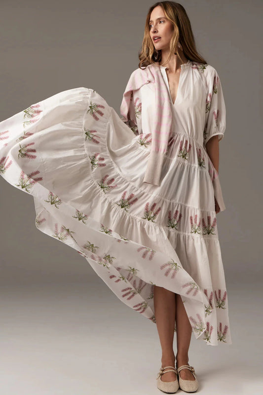 Windsor Tiered Dress/Windsor print