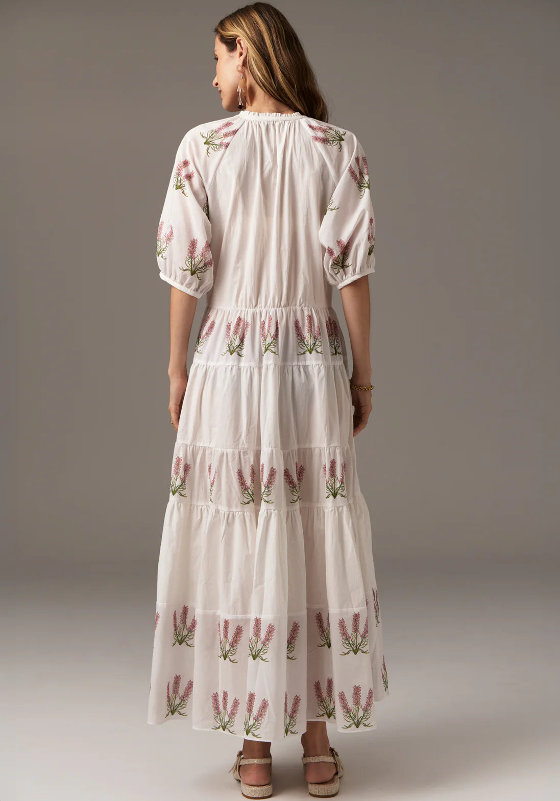 Windsor Tiered Dress/Windsor print