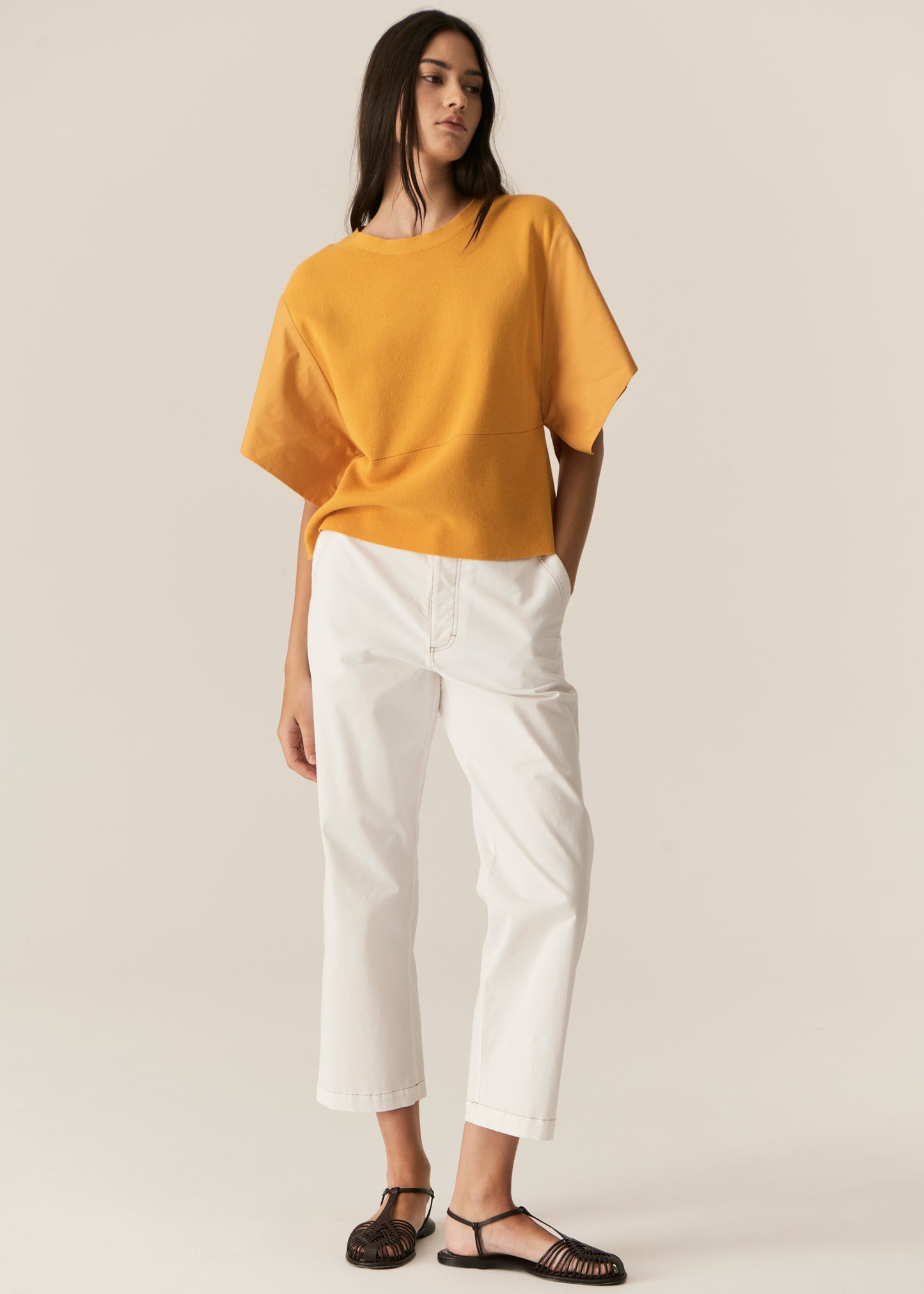 Fern Tapered Pant / White