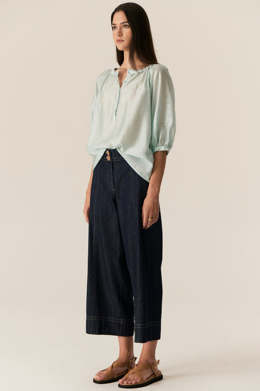 Carsen Crop Denim Pant / Dark Wash