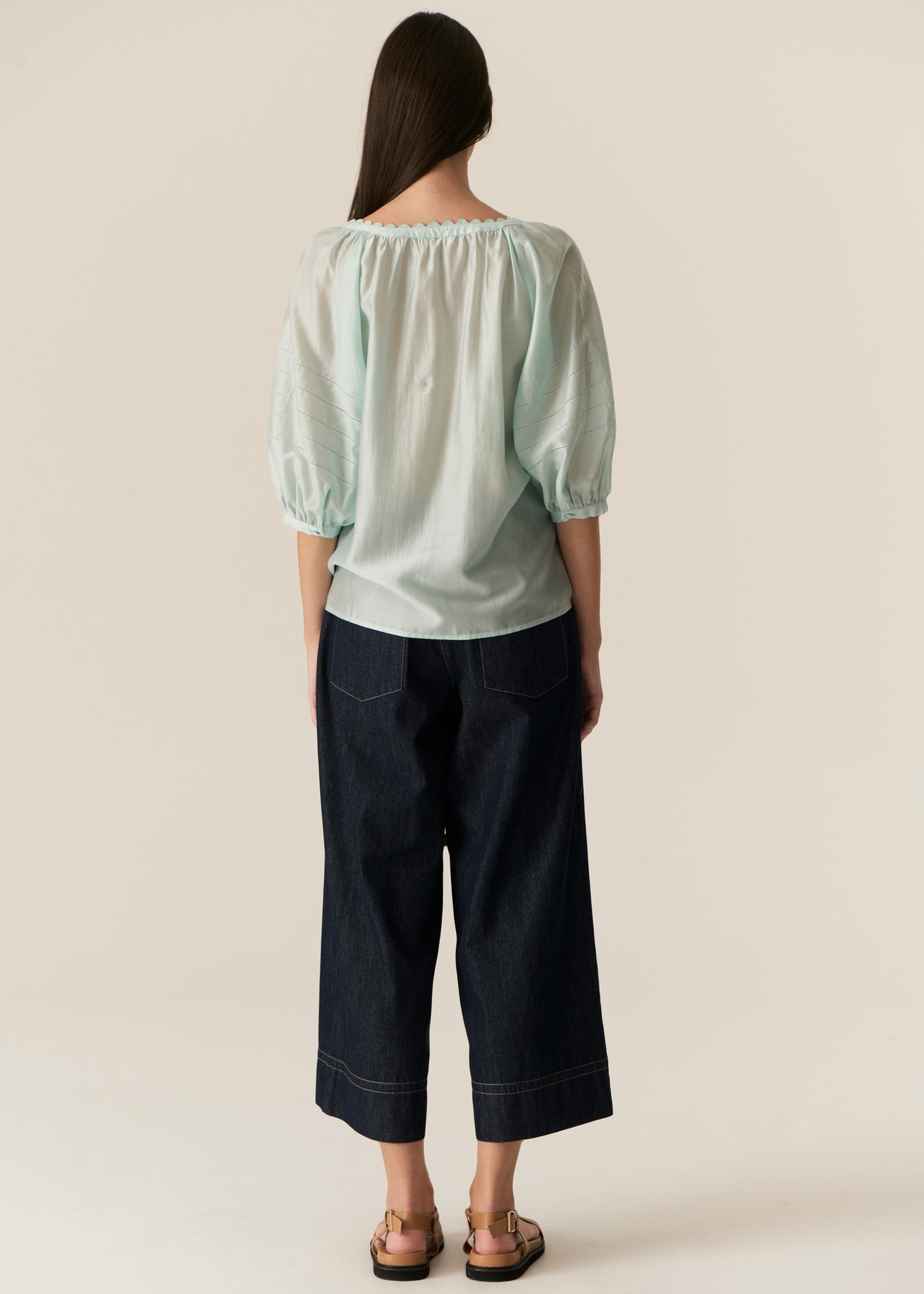 Carsen Crop Denim Pant / Dark Wash