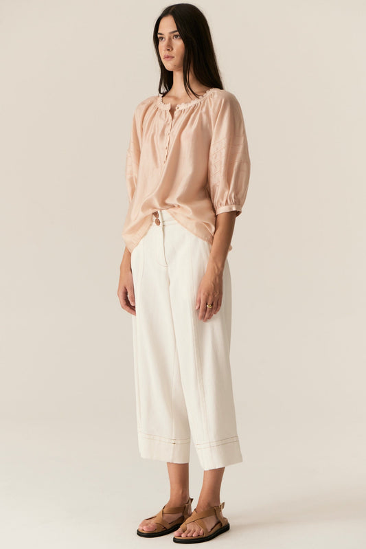 Carsen Crop Pant / Ecru