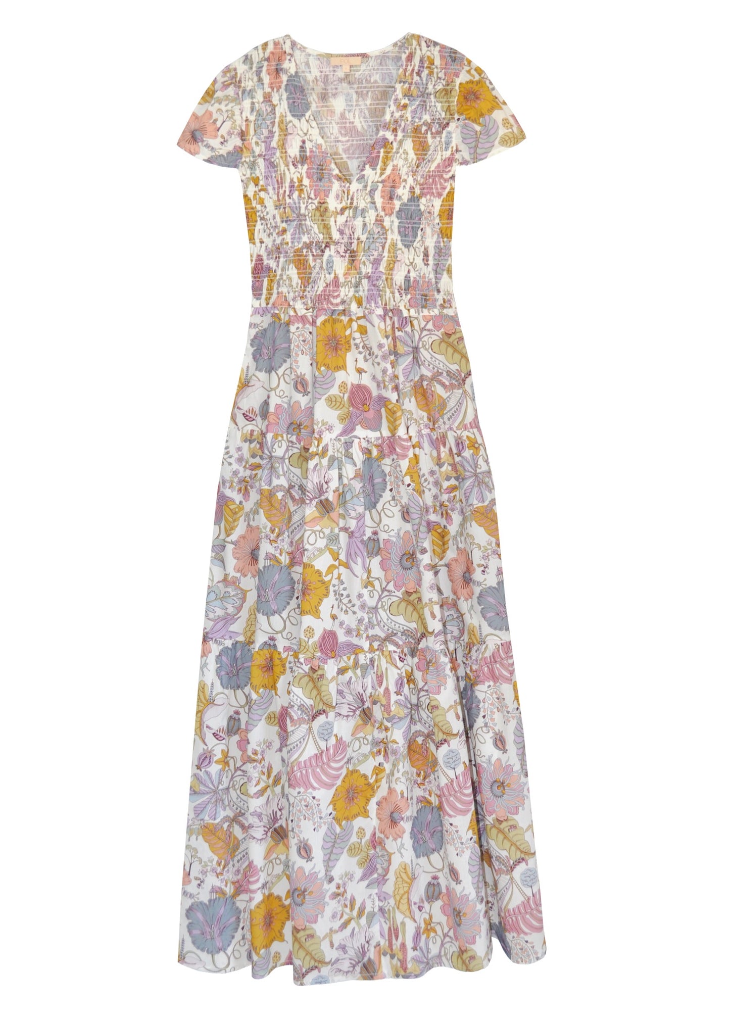 Marla Shirred Dress / Marla Print