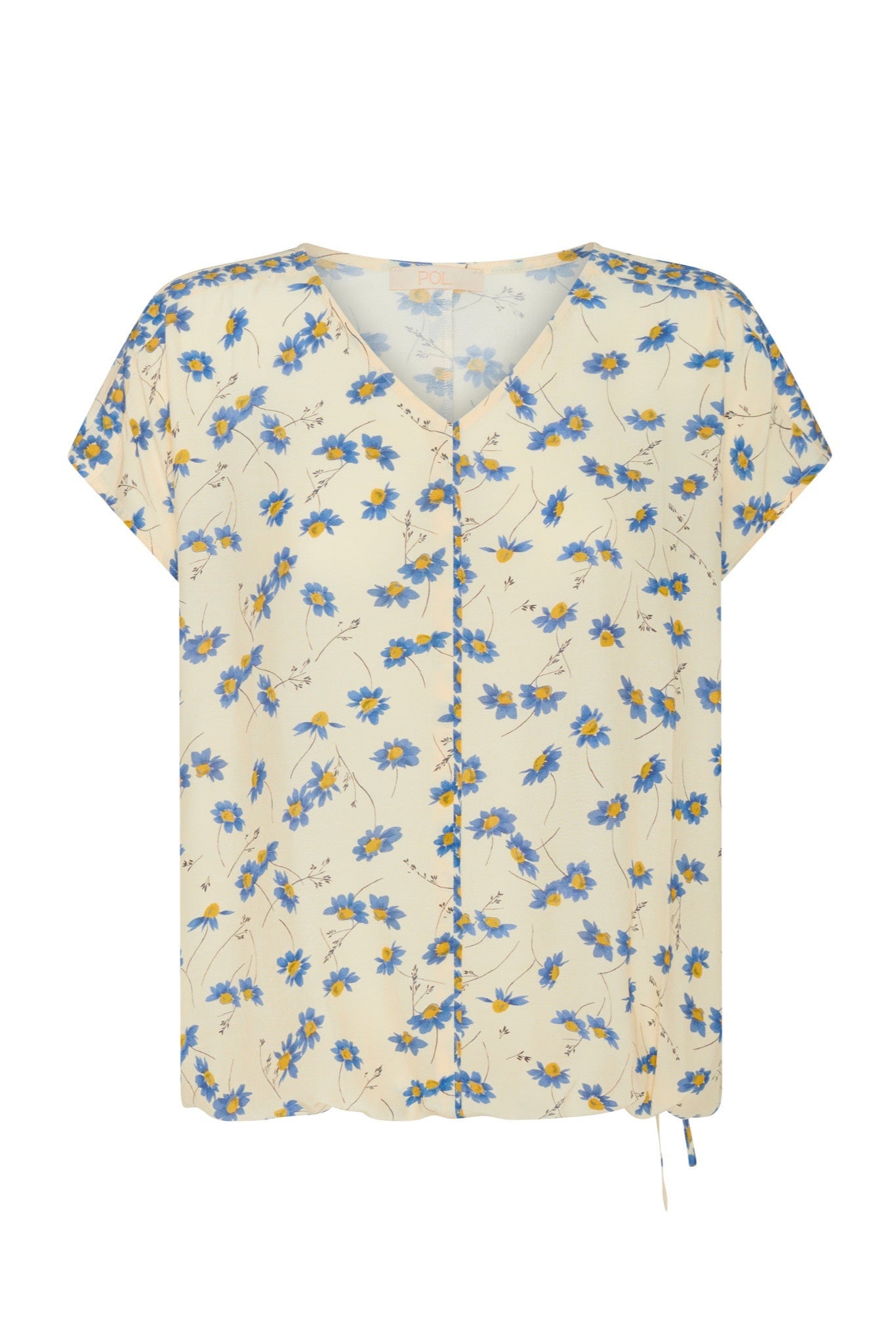 Lienne Drawcord Top / Lienne Print
