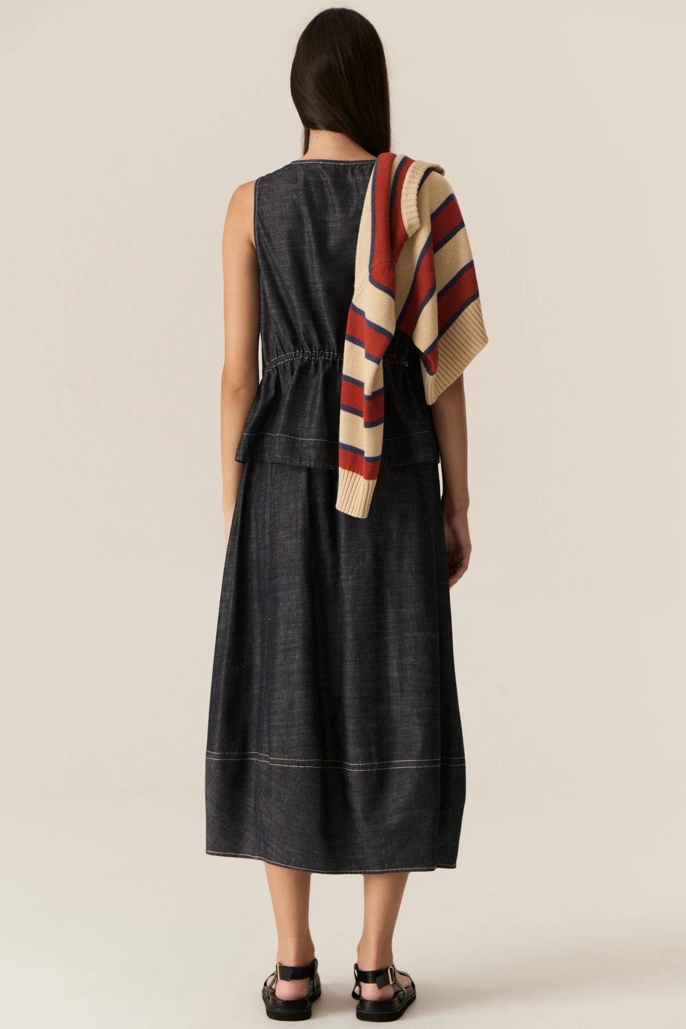 Avrid Skirt / Chambray