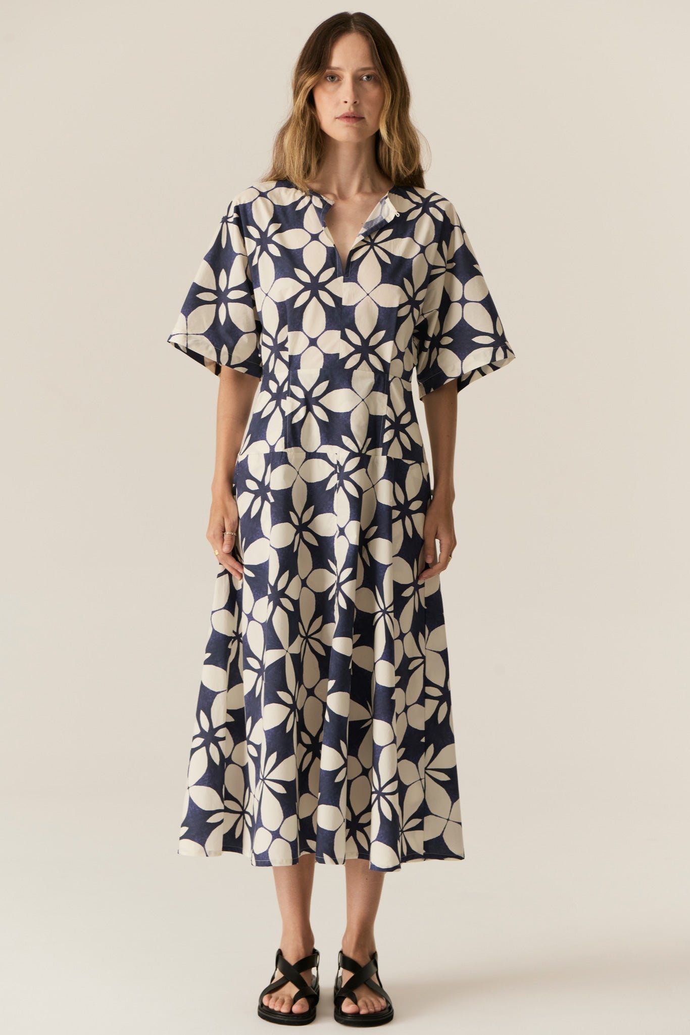Turin Dress / Blue Turin
