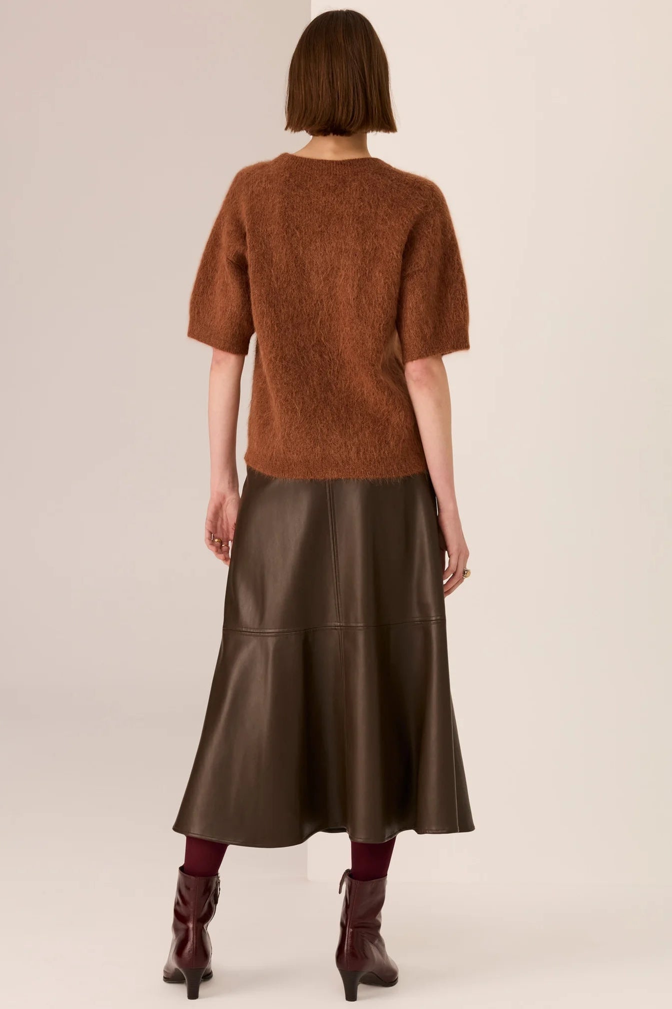 Haviland Beaded Knit Tee / Toffee