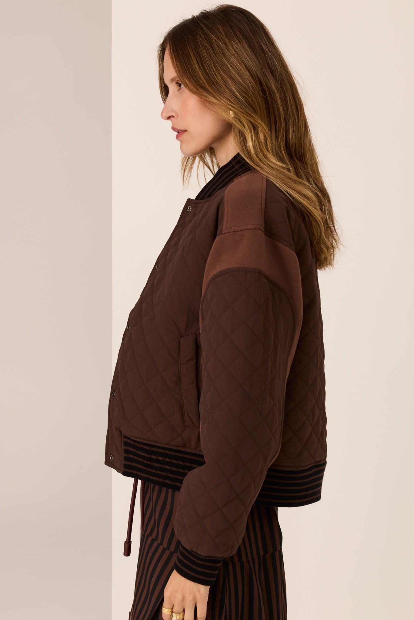 Cassidy Varsity Jacket / Choc-Choc