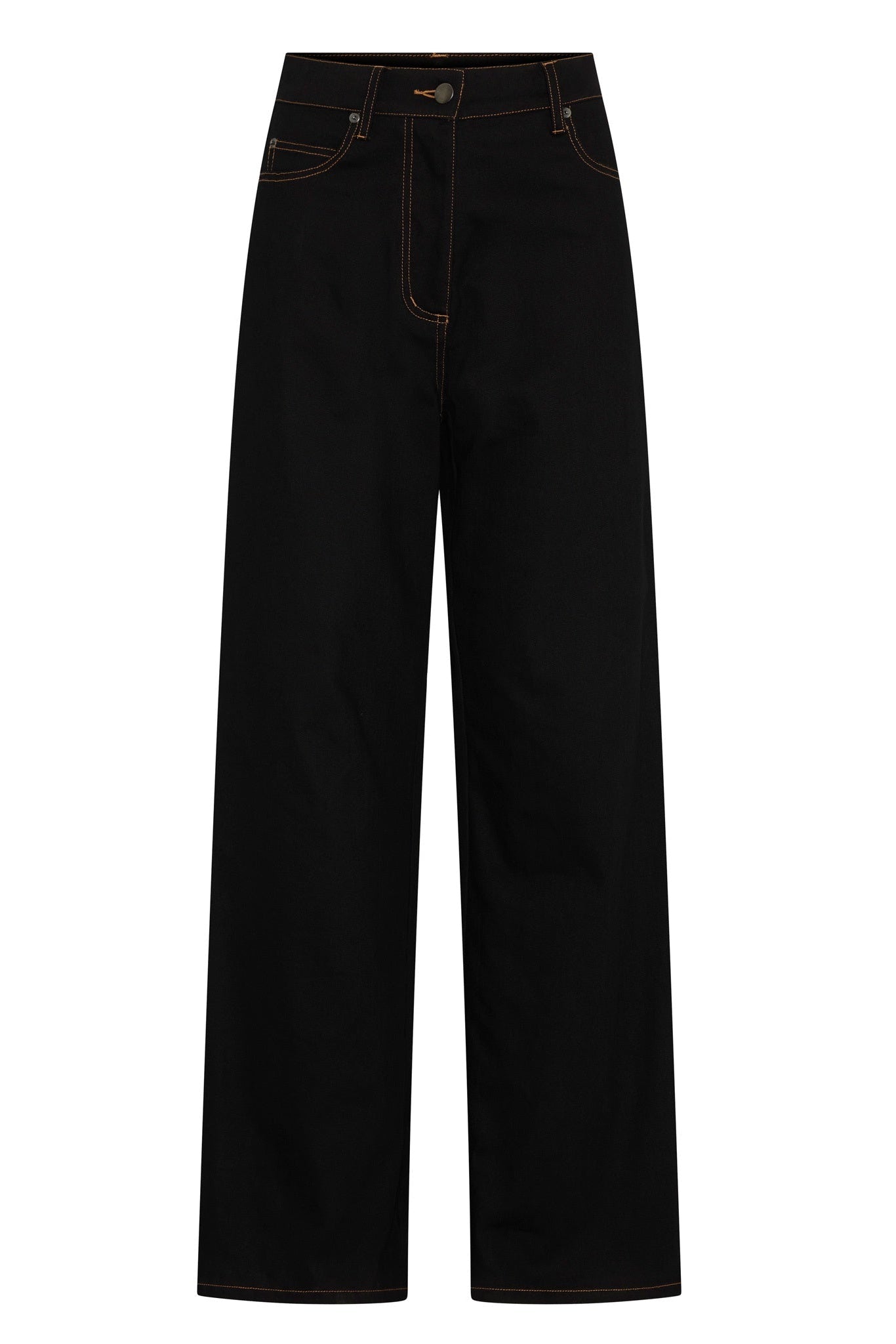 Black jeans on a white background