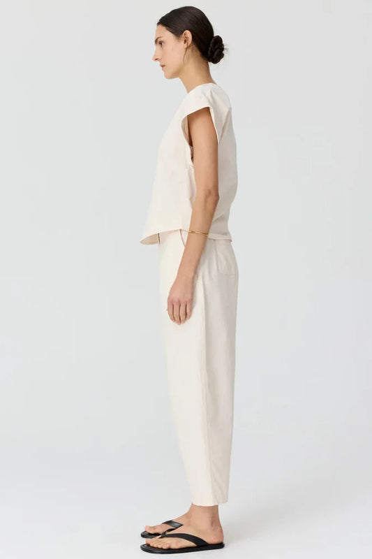 Alma Barrel Pant / Pebble