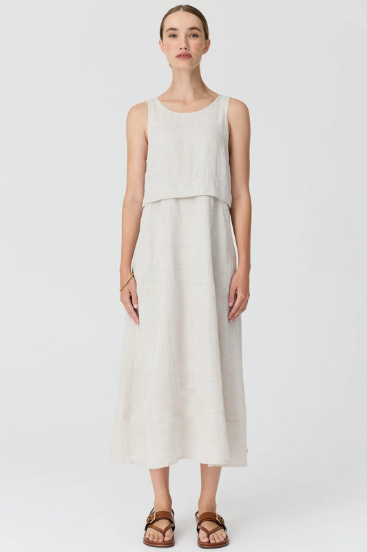 Frankie Double Layer Dress / Natural