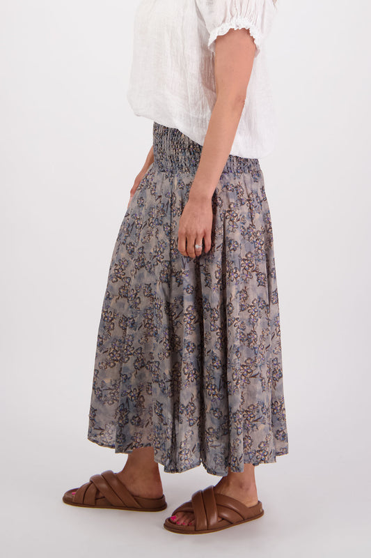 Pandora Skirt / Denim Daisy