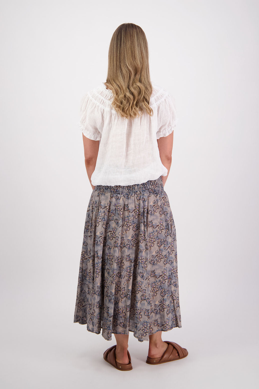Pandora Skirt / Denim Daisy
