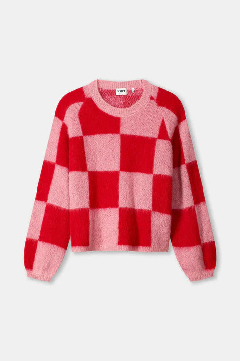 Checks Pullover / Red
