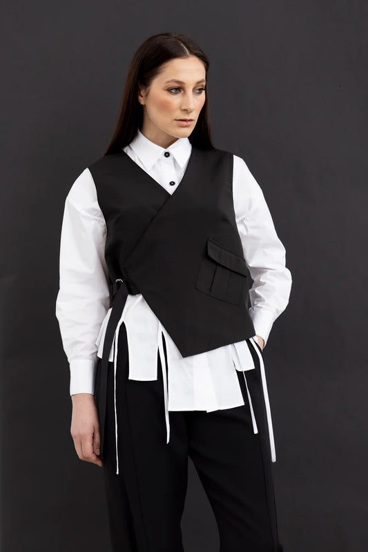 Reversable Reflection Vest / Black