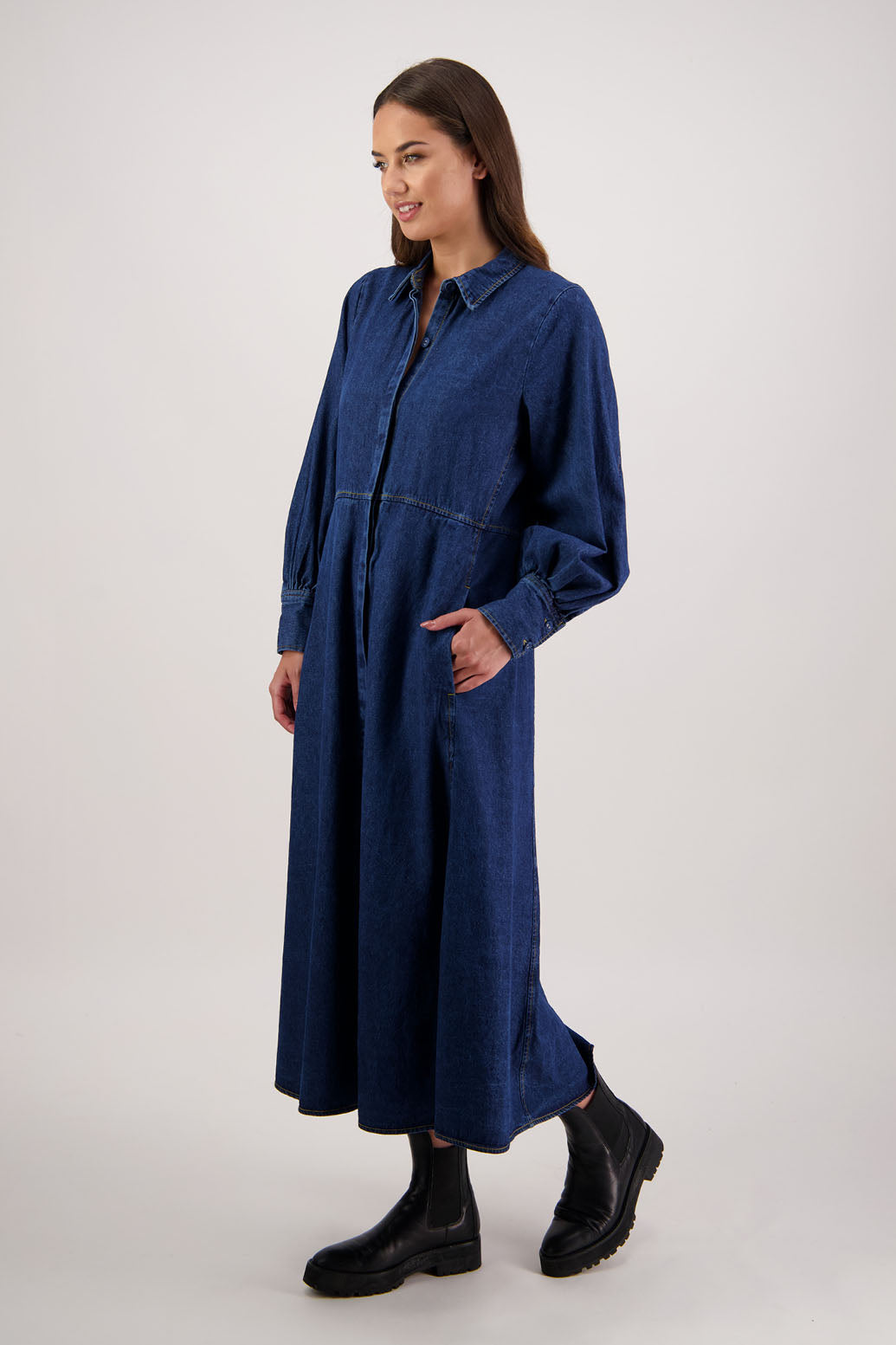 Rockie Dress / Denim
