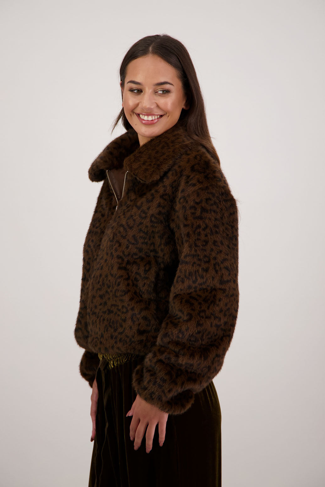 Roper Bomber Jacket / Leopard