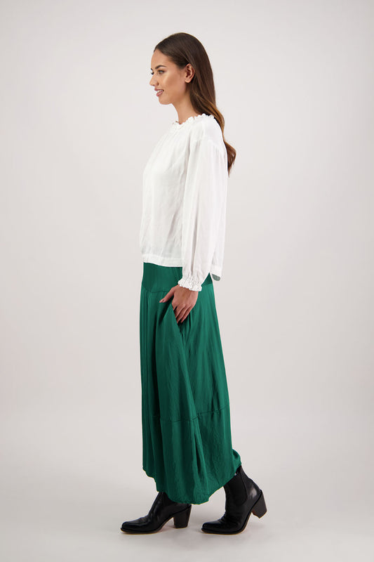 Rosetta Skirt / Emerald