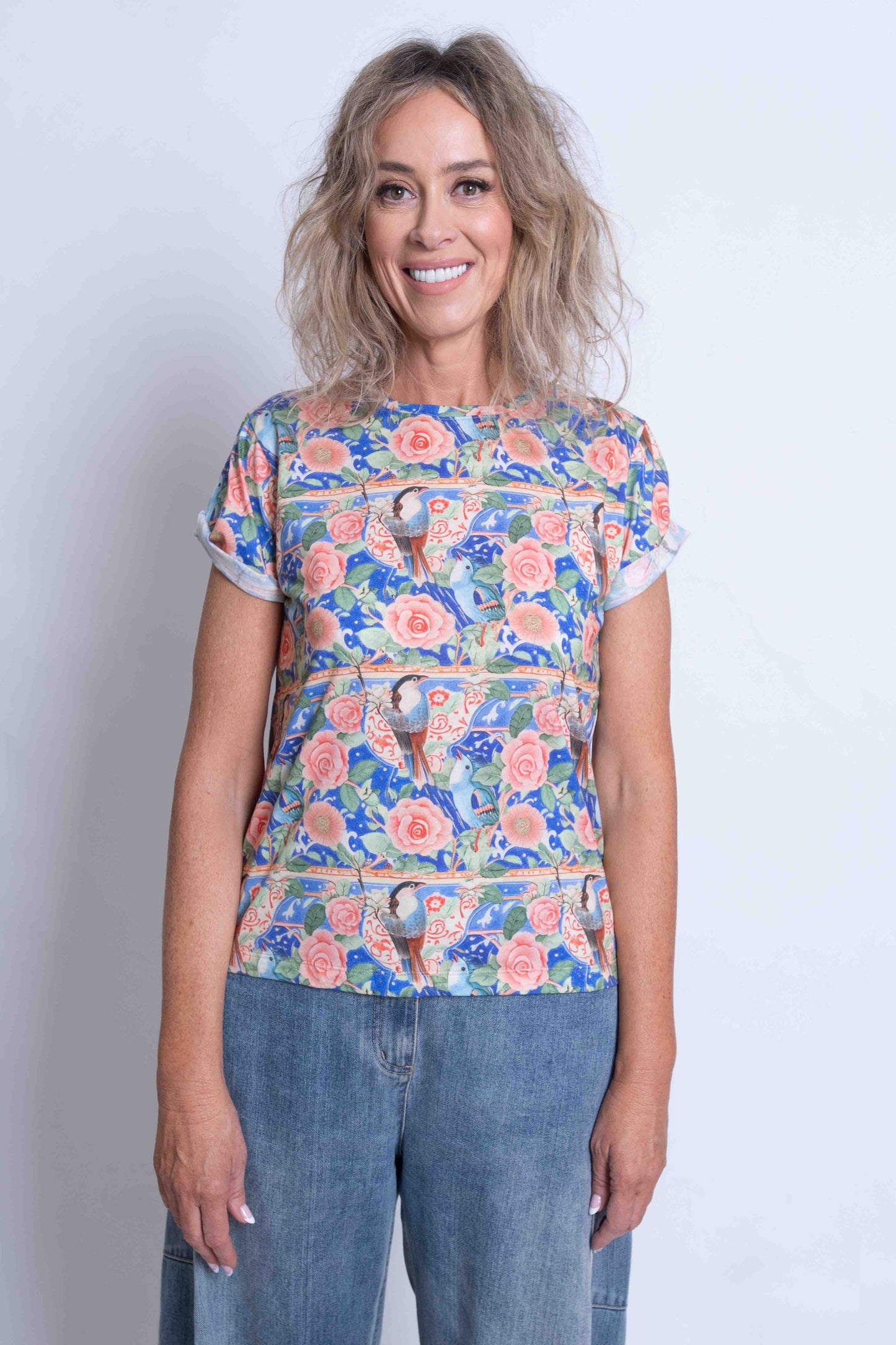 Blue Bird Fitted Tee
