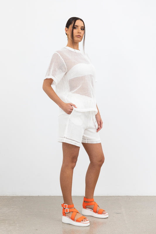 Snapshot Chic Top / White