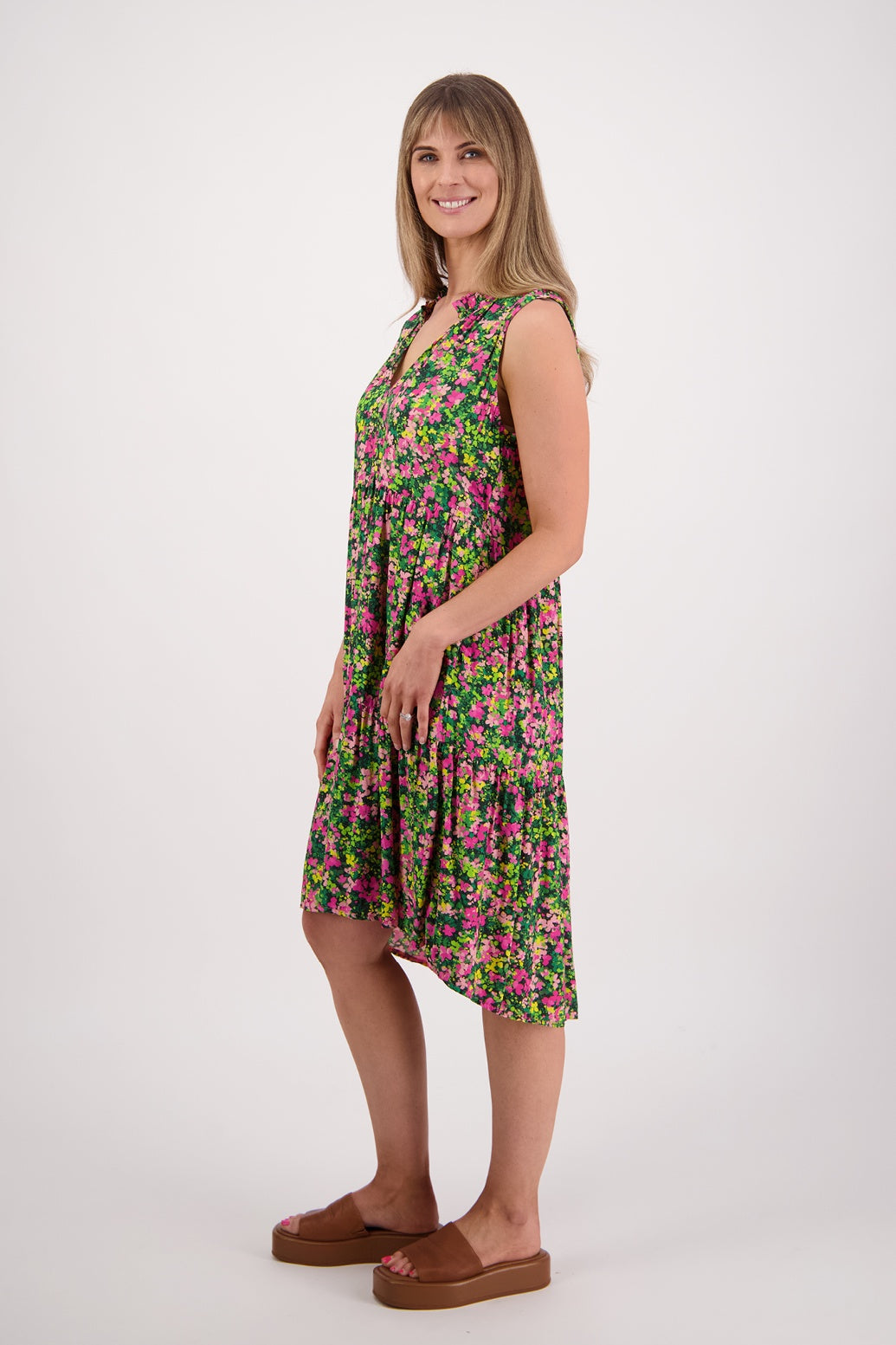 Sabrina Sundress / Pansy