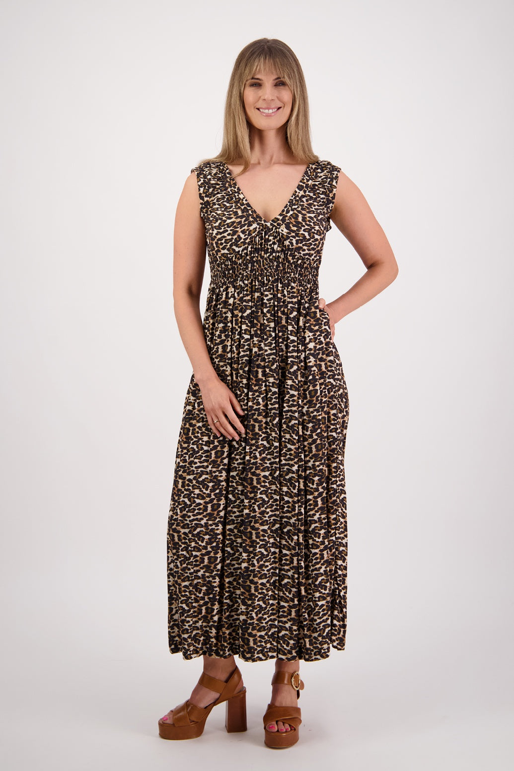 Sapphire Dress / Leopard