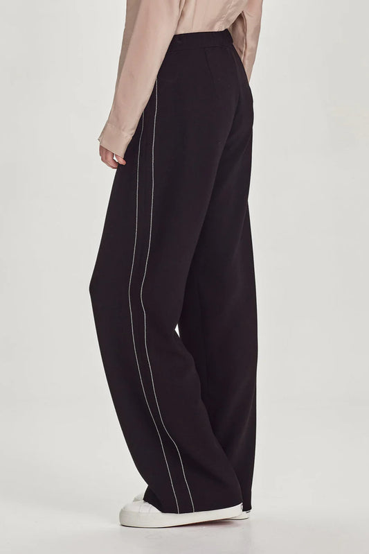 Longline Landscape Pant / black-white