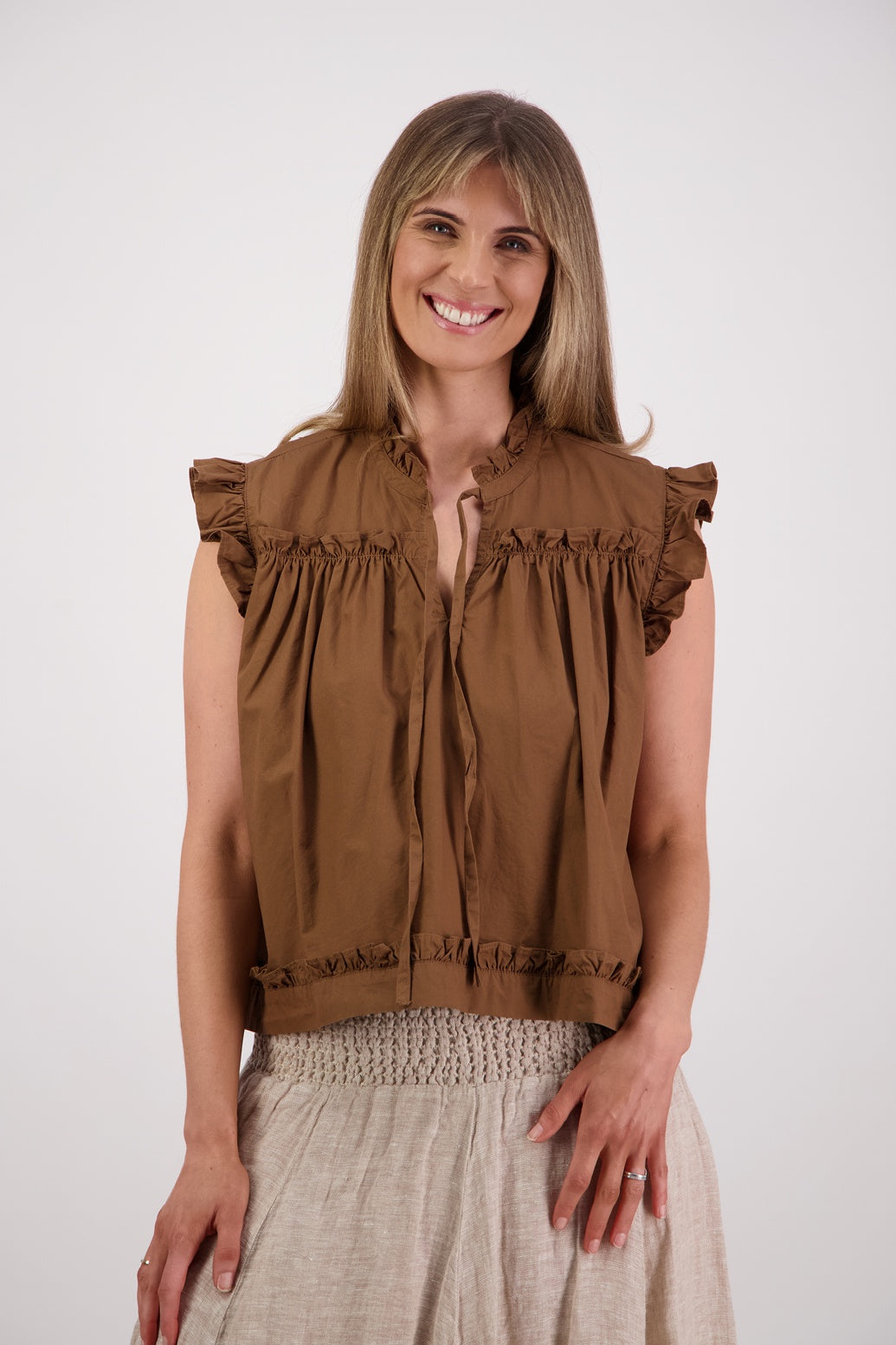 Skye Top / Tan