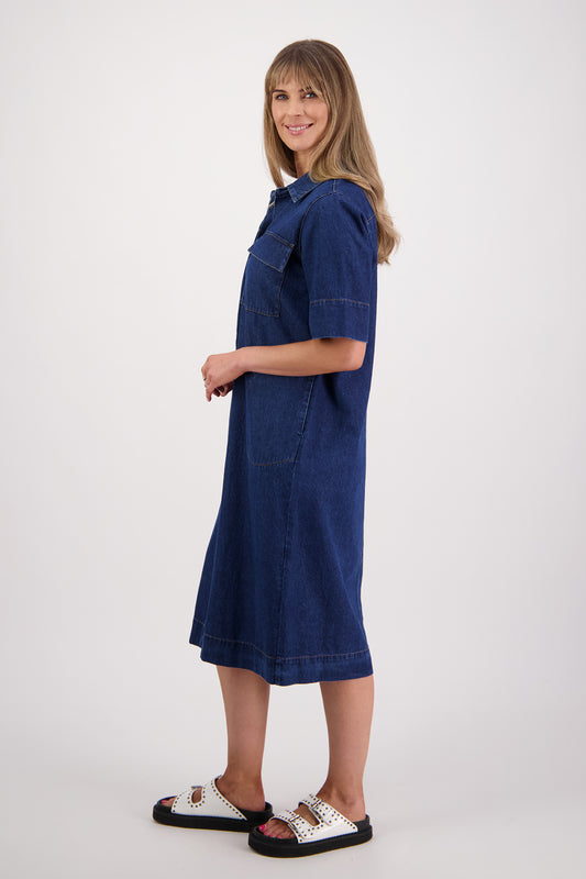 Sutton Dress / Denim