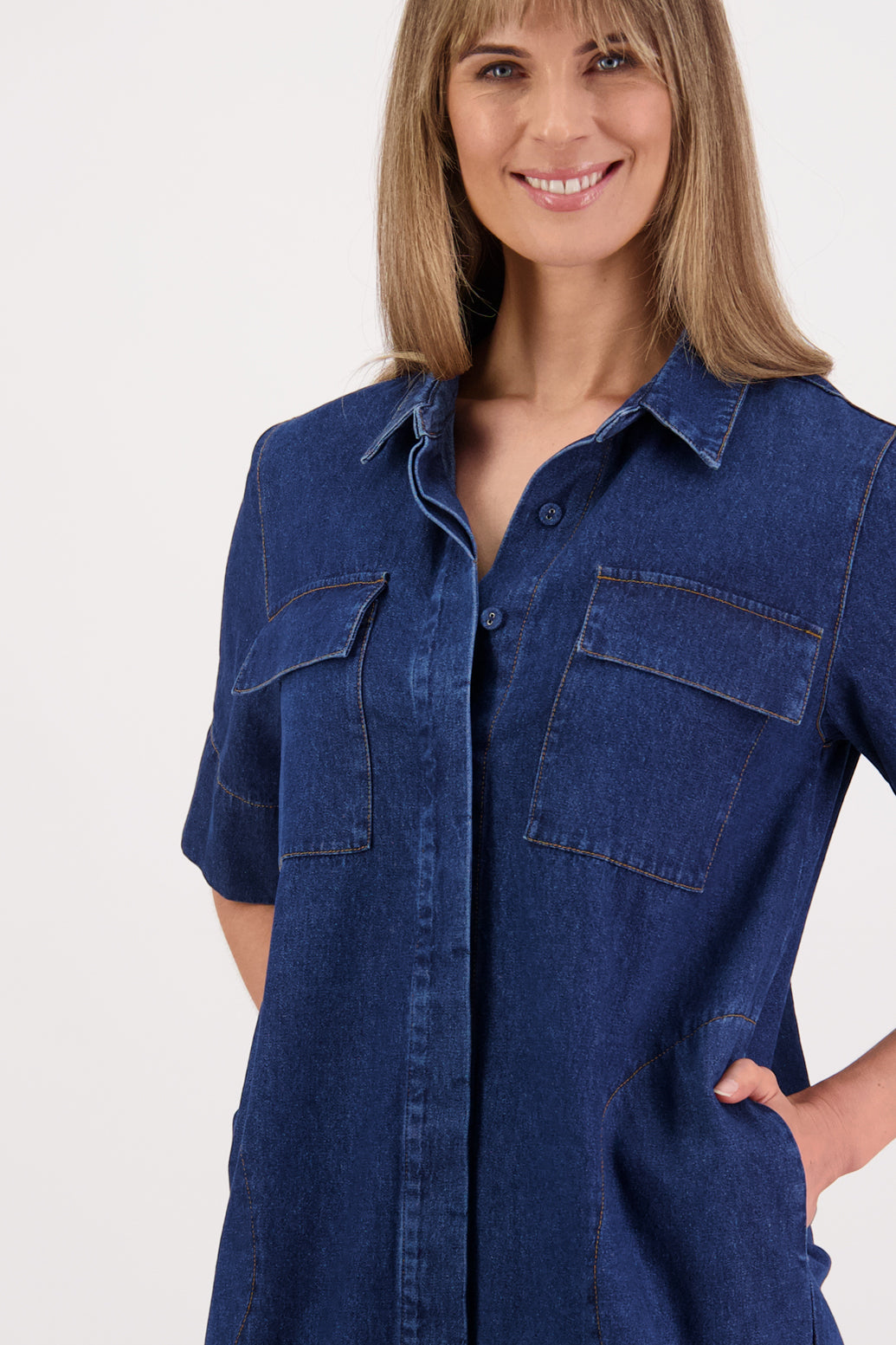 Sutton Dress / Denim