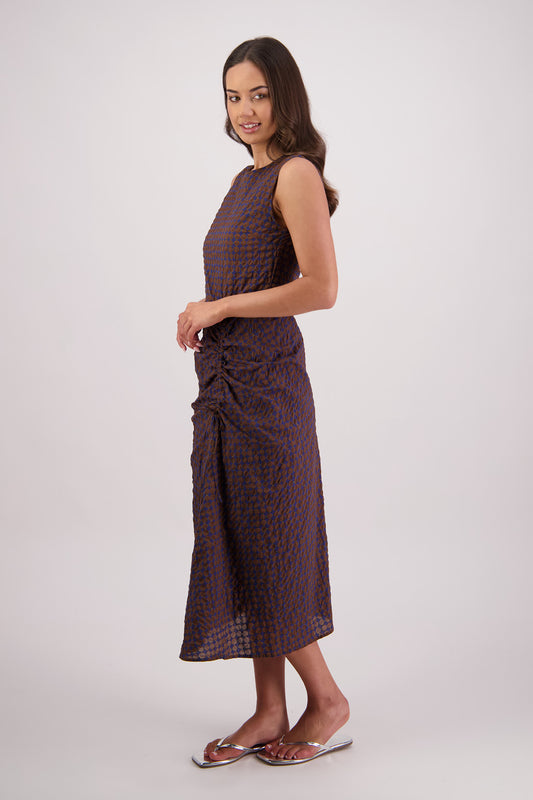Tamara Dress / Brown-Ink