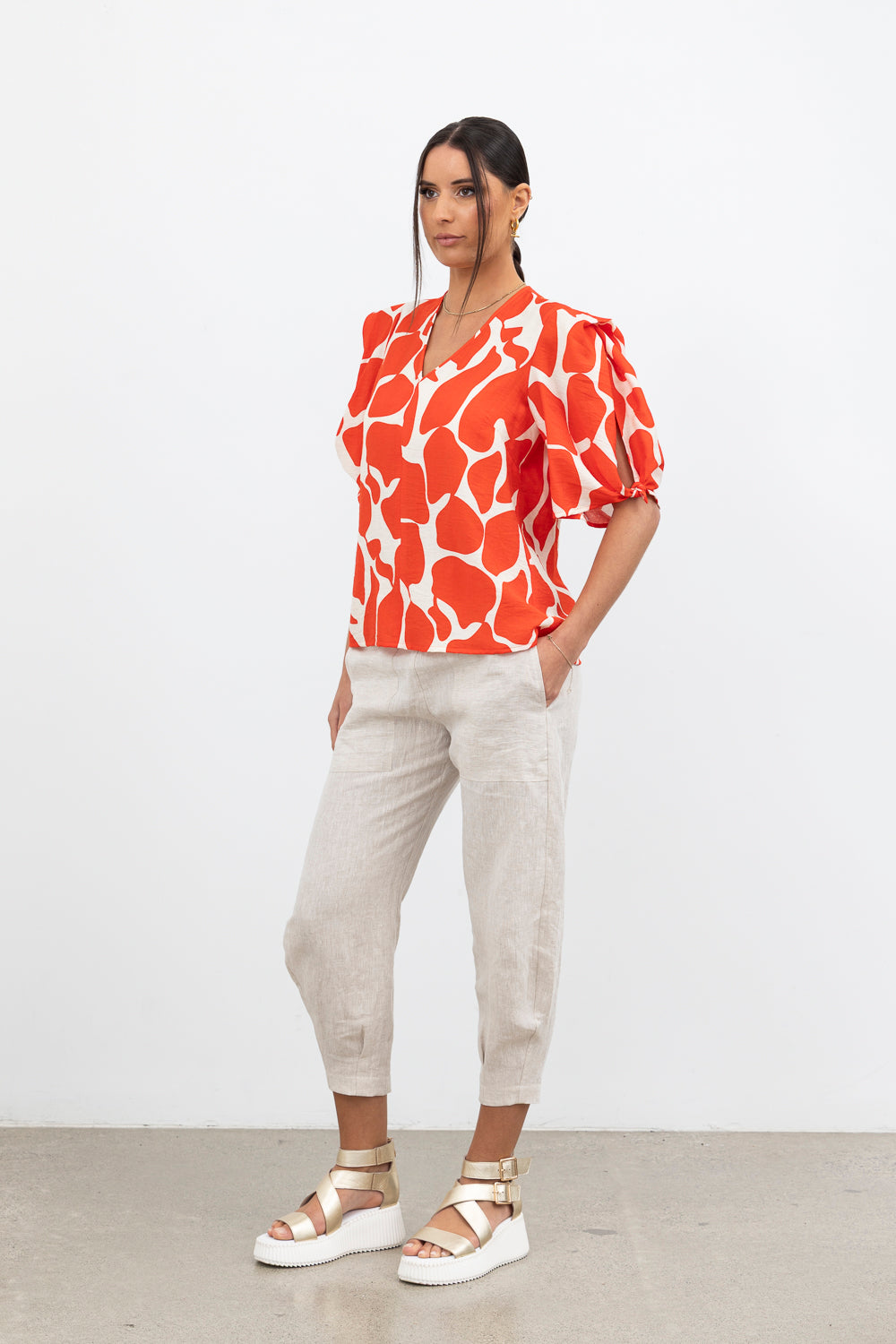 Vision Top / Red Print