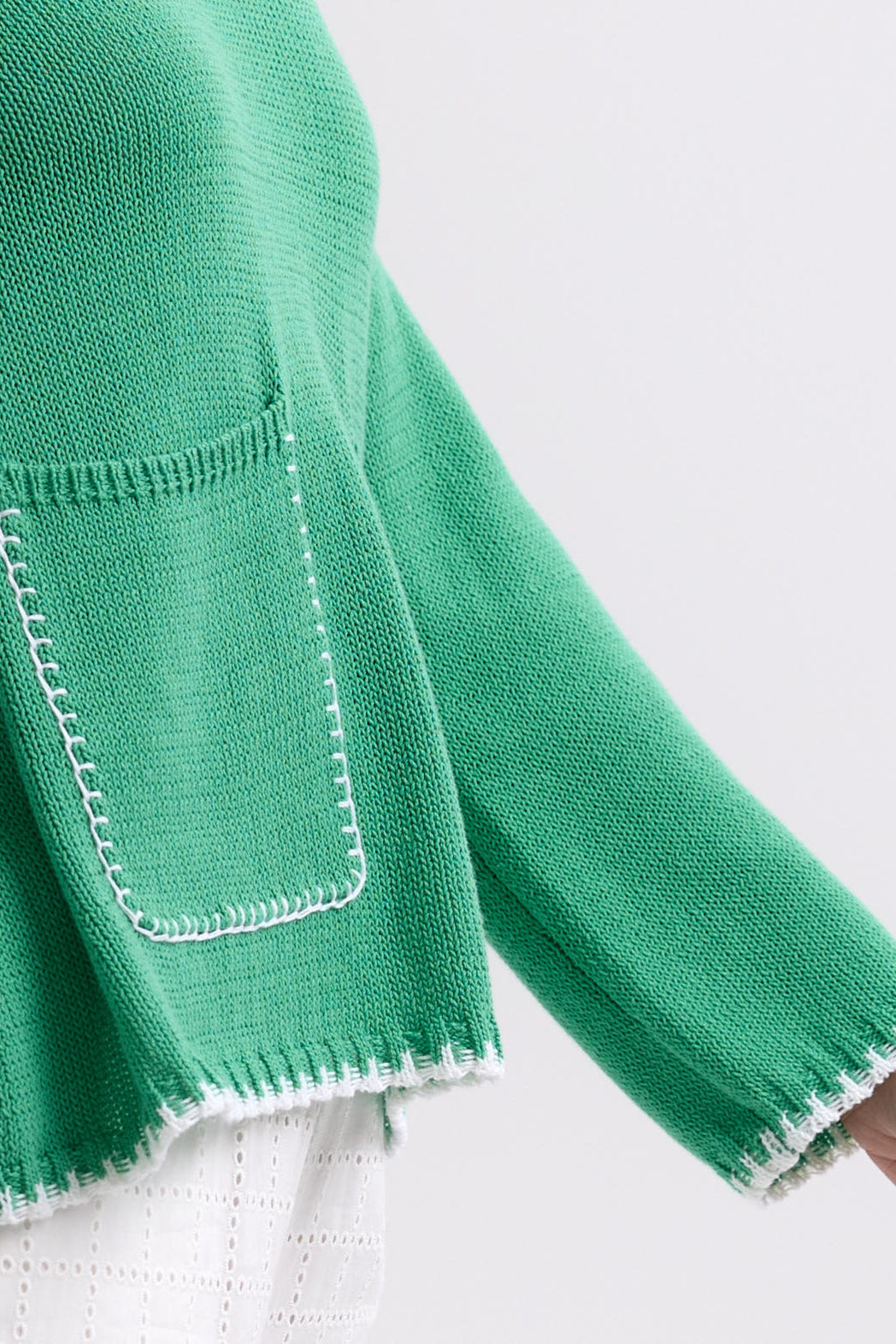 Hand Work Trim A-Line / Apple