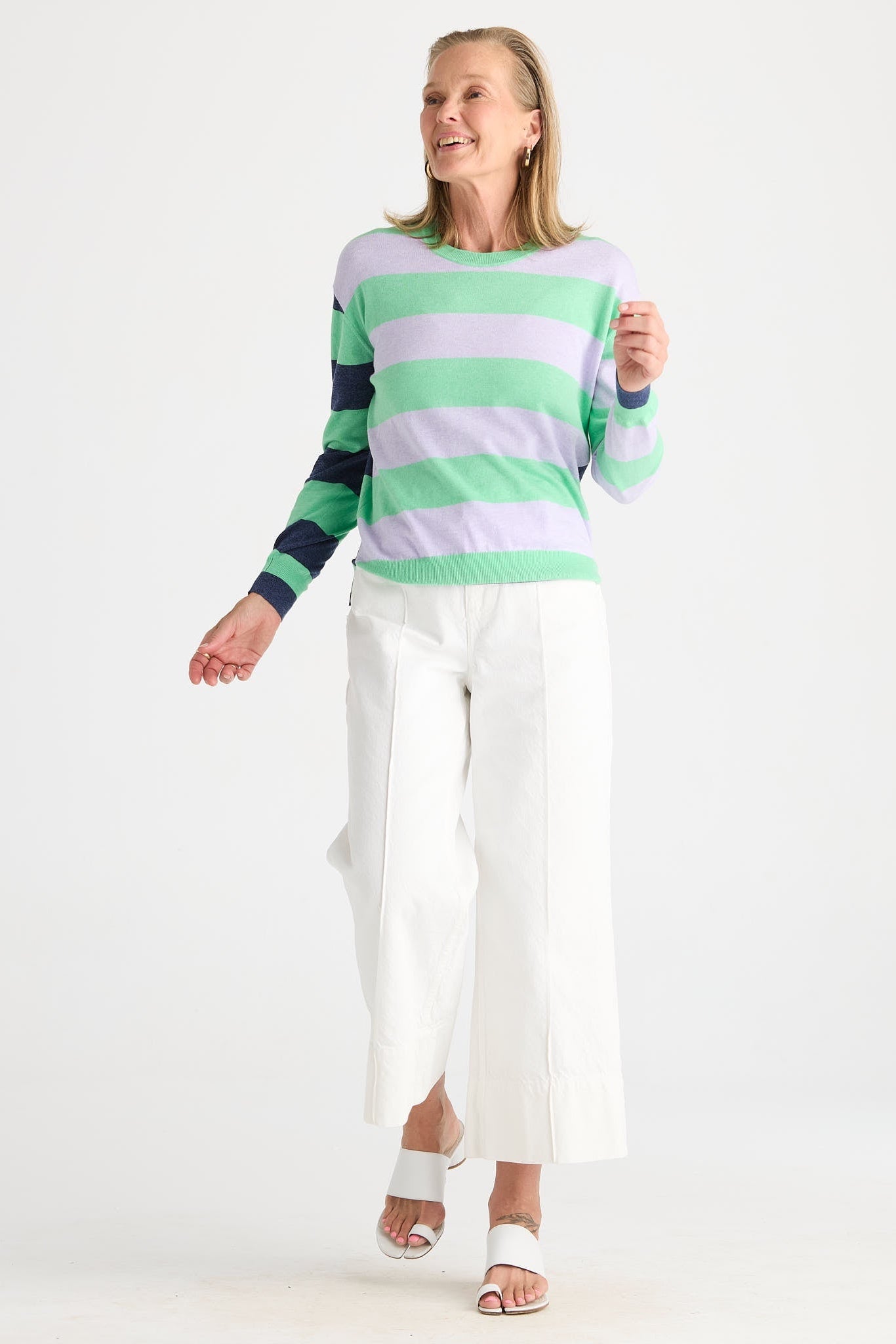 Coastal Stripe / Jelly Mint