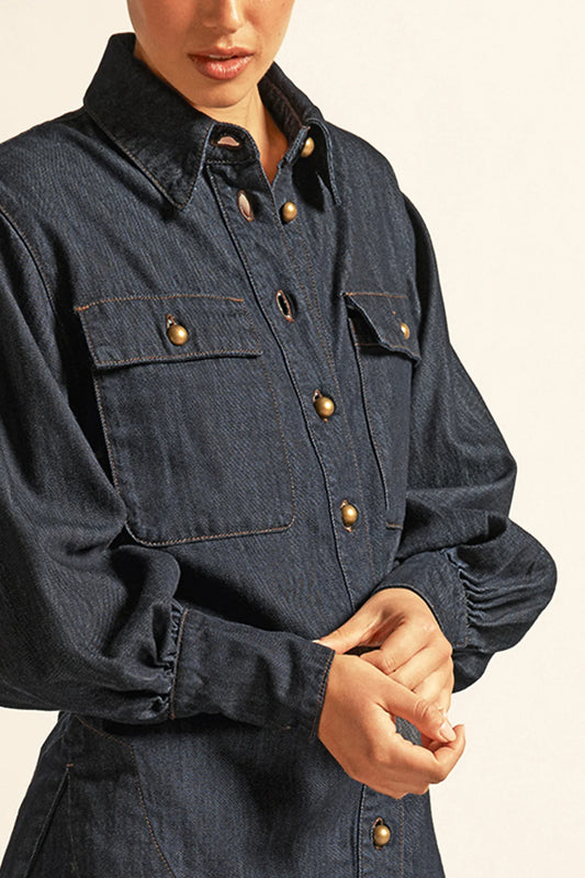 Crest Top / Dark Denim