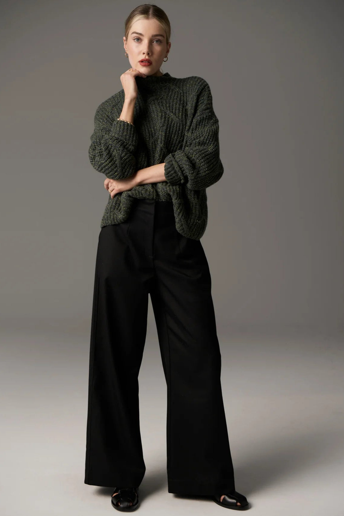 Croft Knit / Green Multi