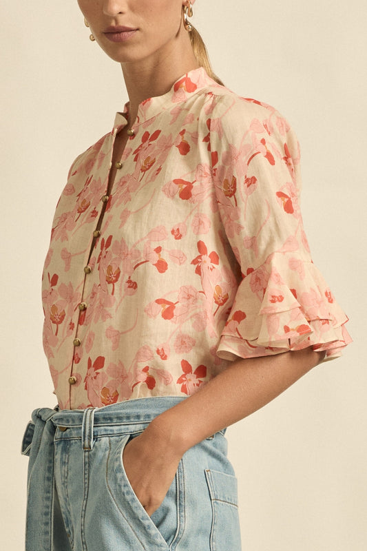 Fluctuate Top / Cherry Tulip