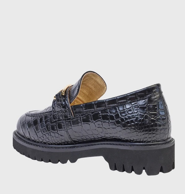 Manea Loafer/Black Croc