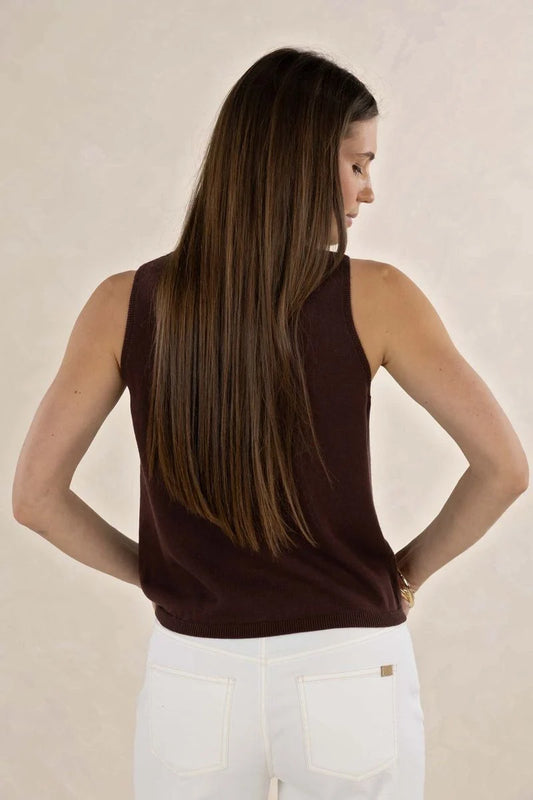Collette Tank / Chocolate